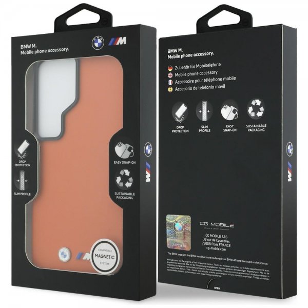 BMW Samsung Galaxy S26 Ultra Cover M Logo MagSafe Orange