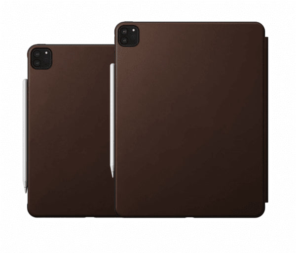 Nomad iPad Pro 12.9 (gen 4/5/6) Fodral Modern Leather Folio Rustic Brown