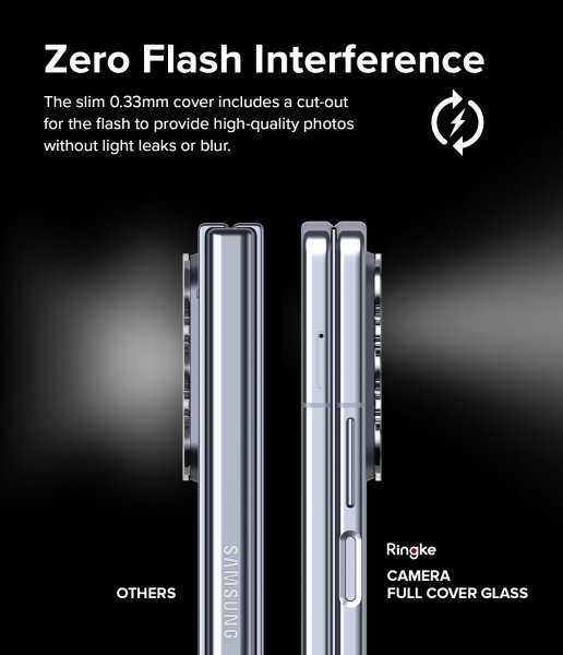 Ringke Samsung Galaxy Z Fold 5 Kamera Beskyttelseglas 2-pak