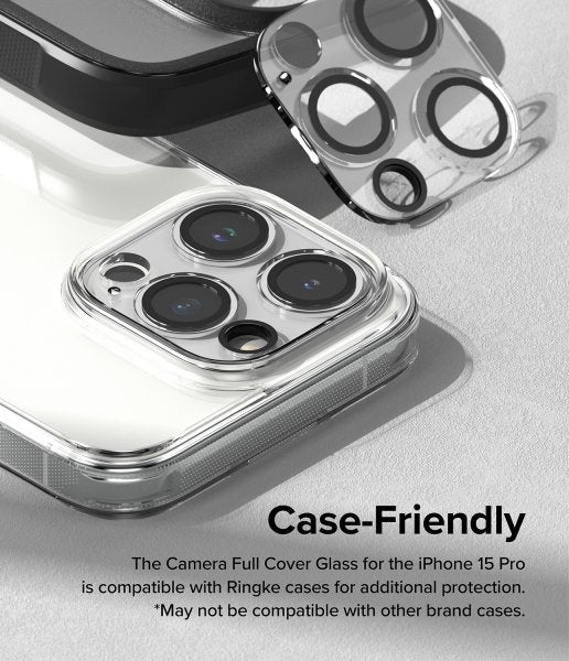Ringke iPhone 15 Pro Kamerabeskyttelse Kamera Protector Glas 2-pak