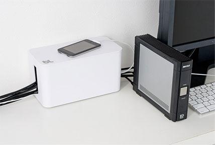 Bluelounge Cablebox Mini Ledningsskjuler Hvid