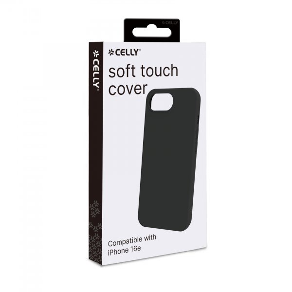 Celly iPhone 16e/17e Cover CROMO Sort