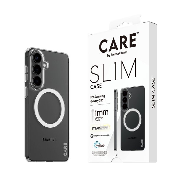 CARE by PanzerGlass Samsung Galaxy S26 Plus Cover SL1M Transparent