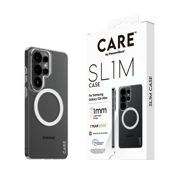 CARE by PanzerGlass Samsung Galaxy S26 Ultra Cover SL1M Transparent