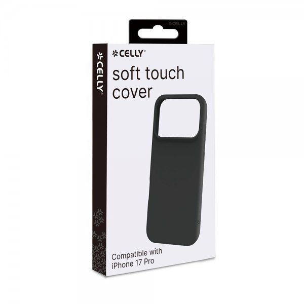 Celly iPhone 17 Pro Cover CROMO Sort
