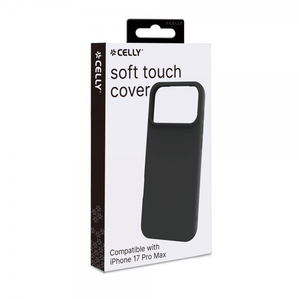 Celly iPhone 17 Pro Max Cover CROMO Sort