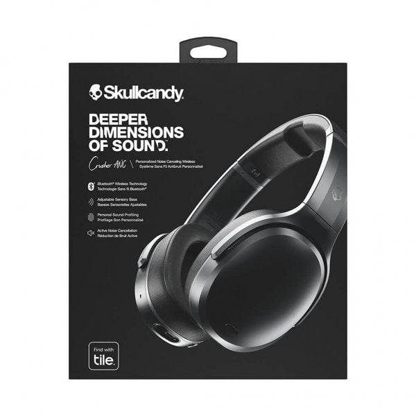 Skullcandy Crusher ANC Høretelefoner Over-Ear Sort