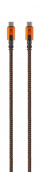 Xtorm Xtreme USB-C til USB-C PD Kabel 1.5m Sort Orange
