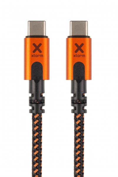 Xtorm Xtreme USB-C til USB-C PD Kabel 1.5m Sort Orange