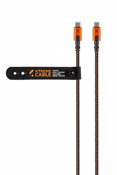 Xtorm Xtreme USB-C til USB-C PD Kabel 1.5m Sort Orange