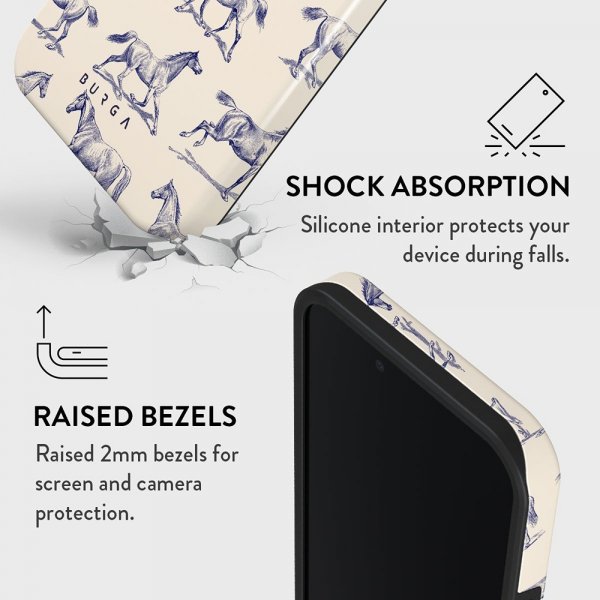 Burga iPhone 16e/iPhone 17e Cover Tough MagSafe Derby Race