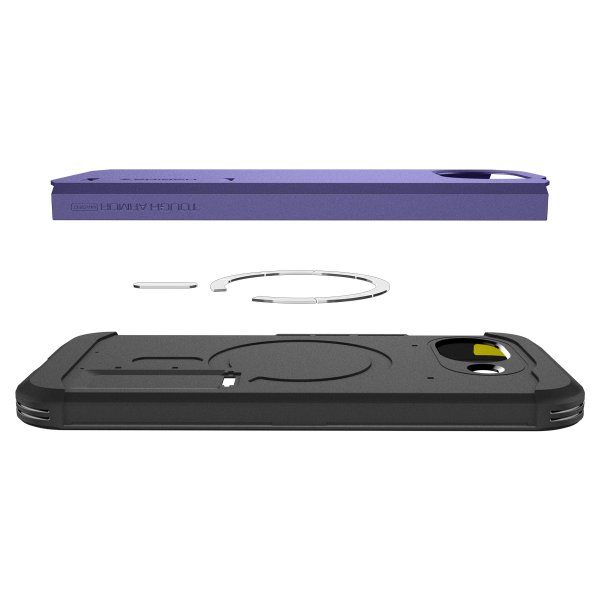 Spigen Google Pixel 10a Cover Tough Armor MagFit Ash Violet