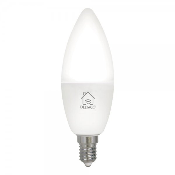 Deltaco Smart Home Dæmpbar LED-pære E14 WiFi 4.5W