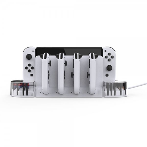 Dockingstation til Nintendo Switch/Switch OLED Hvid