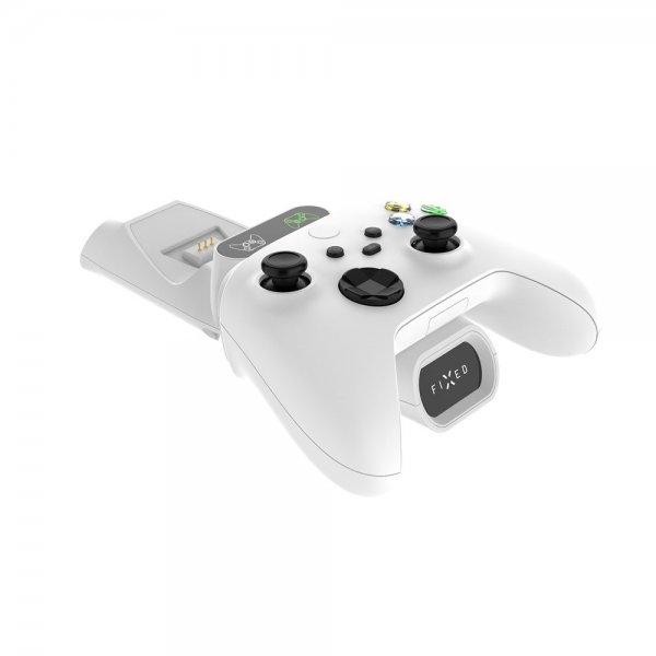 Fast Dobbelt Opladningsdocke til Xbox Series S, X og One Controllere Hvid
