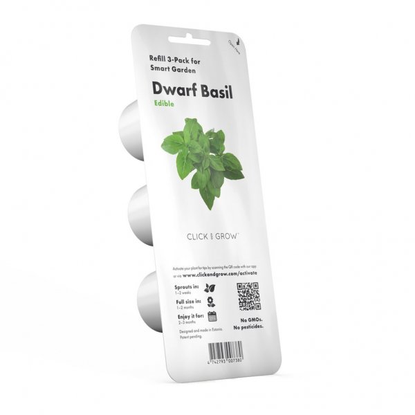 Click and Grow Smart Garden Refill 3-pak - Finbladet Basilikum