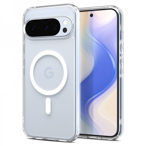 Spigen Google Pixel 10/Pixel 10 Pro Cover Ultra Hybrid MagFit Clear White