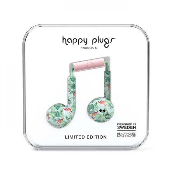Happy Plugs Earbud Plus Pink Flamingo