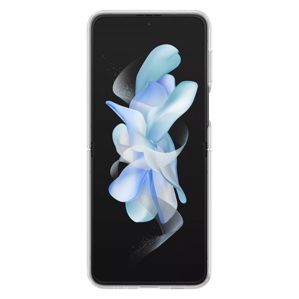 Samsung Original Galaxy Z Flip 4 Cover Clear Cover med Ring Transparent