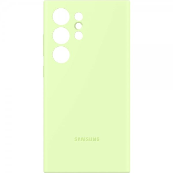Samsung Original Galaxy S24 Ultra Cover Silikone Etui Lysegrøn