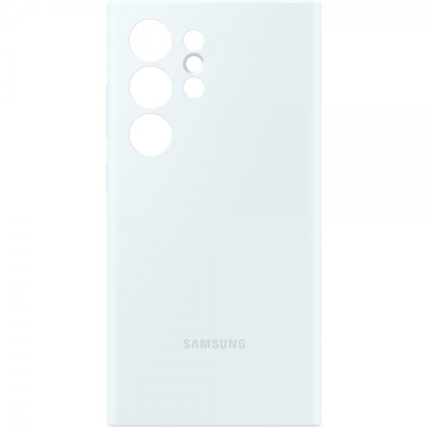Samsung Original Galaxy S24 Ultra Cover Silikonecover Hvid