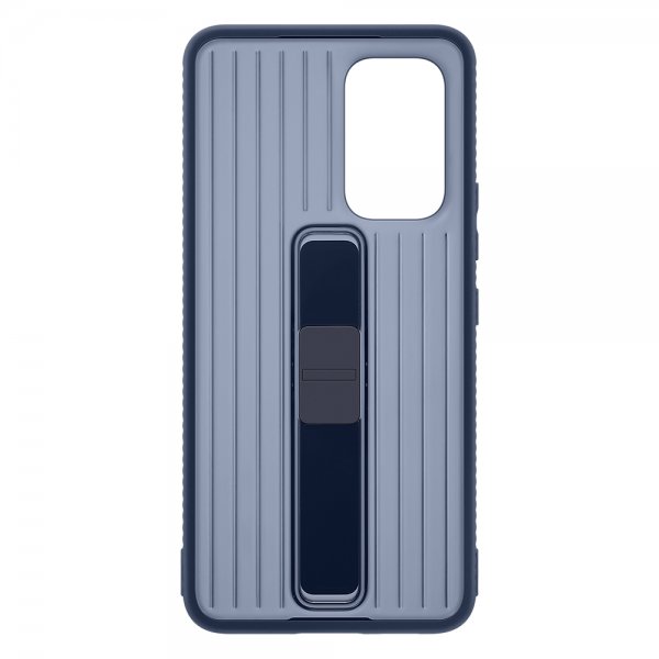 Samsung Original Galaxy A53 5G Cover Protective Standing Cover Transparent Navy