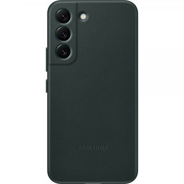 Samsung Original Galaxy S22 Plus Cover Læder Grøn