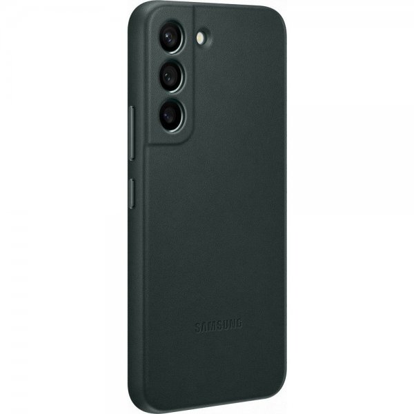 Samsung Original Galaxy S22 Plus Cover Læder Grøn