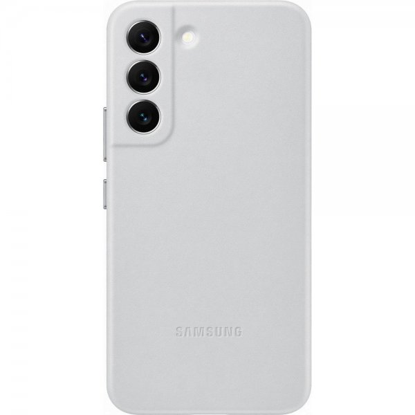 Samsung Original Galaxy S22 Plus Cover Læder Light Grey