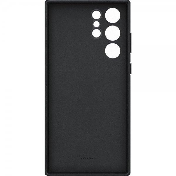 Samsung Original Galaxy S22 Ultra Cover i læder, sort