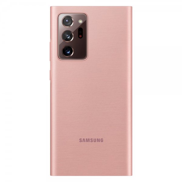 Samsung Original Galaxy Note 20 Ultra Cover Clear View Cover Mystic Bronze