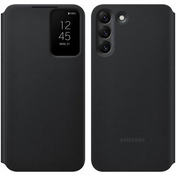 Samsung Original Galaxy S22 Cover Smart Clear View Cover Sort