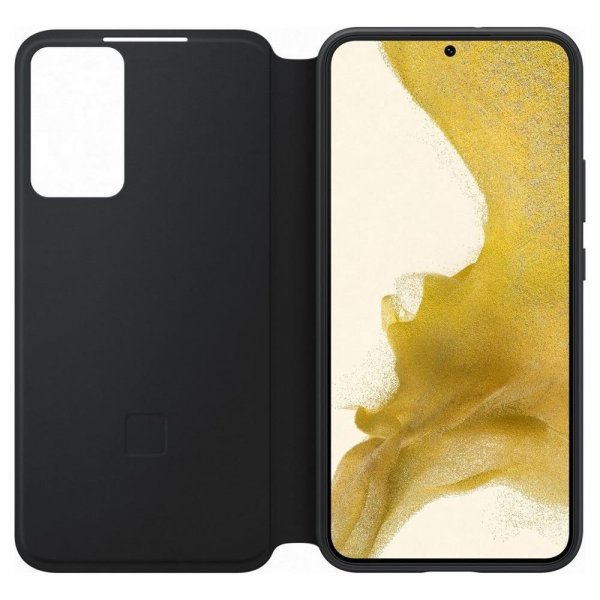 Samsung Original Galaxy S22 Cover Smart Clear View Cover Sort