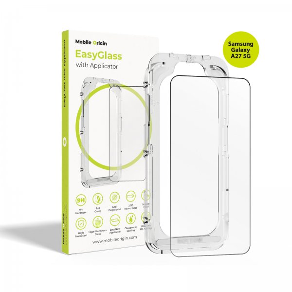 Mobile Origin Samsung Galaxy A27 Skærmbeskyttelse EasyGlass Applicator