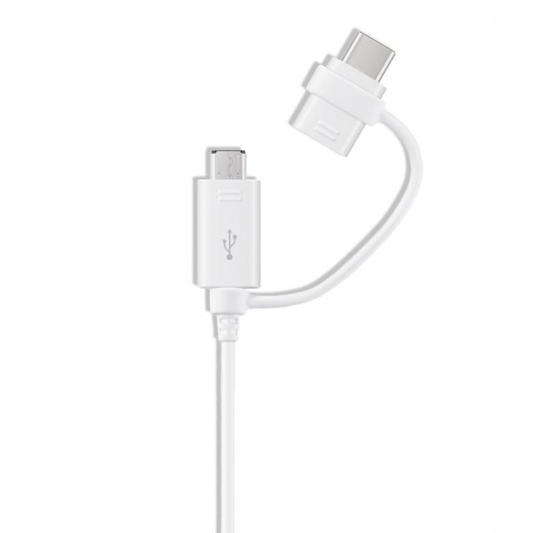 Samsung Data- og Ladekabel USB Type-C/Micro-USB 1.5m Hvid