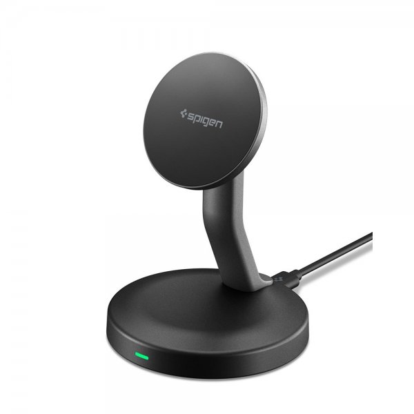 Spigen Essential 15W MagSafe-opladningsstativ Sort