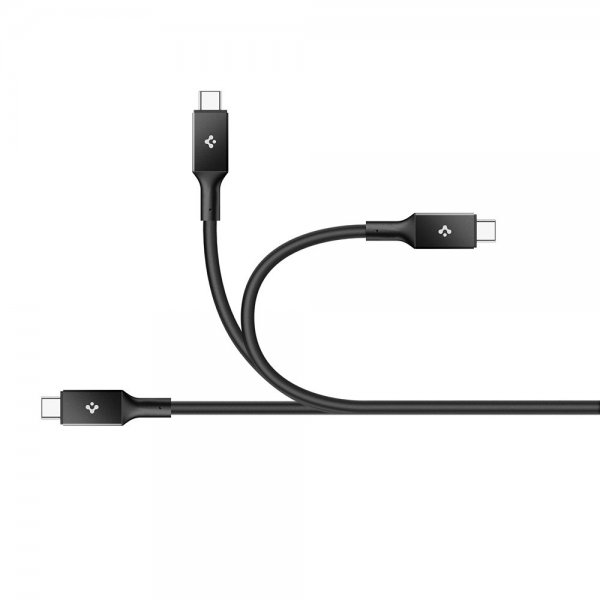 Spigen Essential Kabel USB-C til USB-C 100W 1m Sort