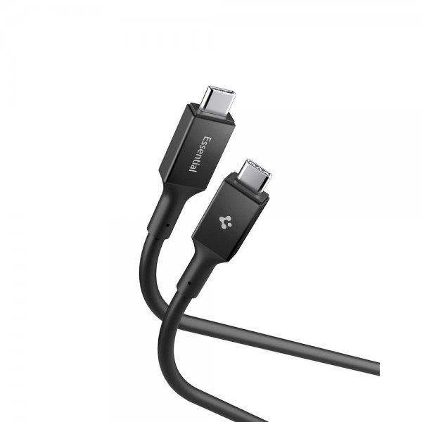 Spigen Essential USB-C til USB-C 100W 2m Sort