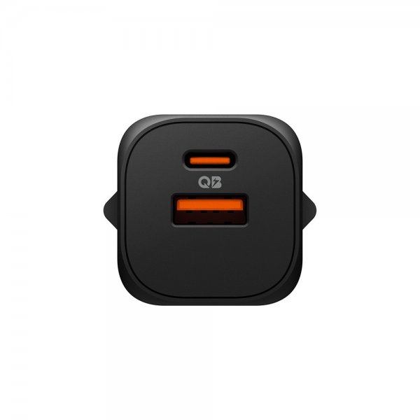 Spigen Essential Oplader 35W 1xUSB-C 1xUSB-A Sort