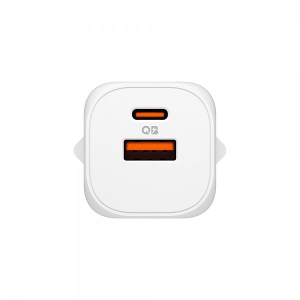 Spigen Essential Oplader 35W 1xUSB-C 1xUSB-A Hvid