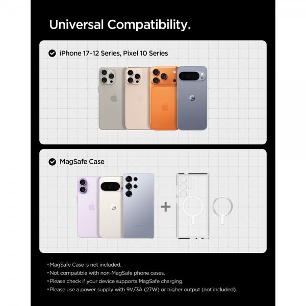 Spigen Essential MagSafe-bilholder Qi2 15W Hook Car Mount