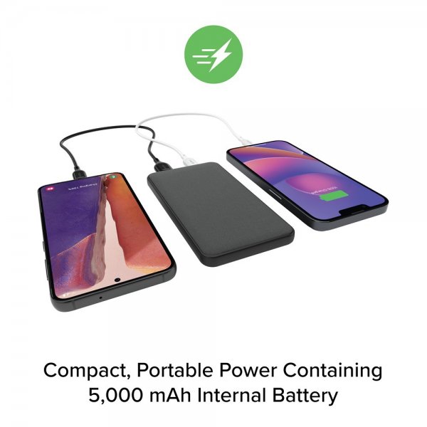 Mophie Essentials Powerbank Powerstation 5000 mAh Sort