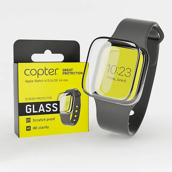 Copter Apple Watch 44mm (Series 4/5/6/SE) Skærmbeskyttelse Exoglass Curved