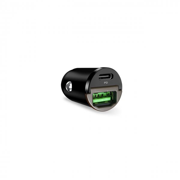 Puro Billader Bullet 30W USB-C/USB-A Svart