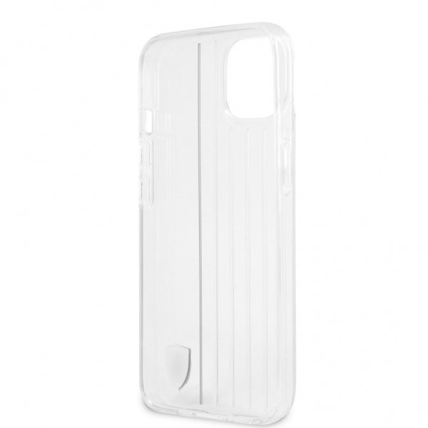 Ferrari iPhone 13 Mini Cover 3D Lines Sort Transparent