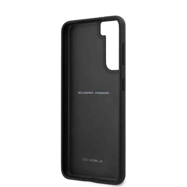 Ferrari Samsung Galaxy S21 Cover Logo Perforated Rød
