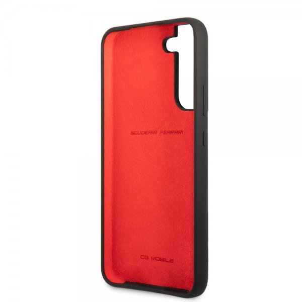 Ferrari Samsung Galaxy S22 Cover Metal Logo Sort