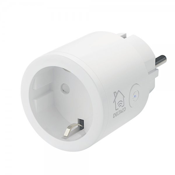 Deltaco Smart Home Fjernstrømafbryder Smart Plug WiFi