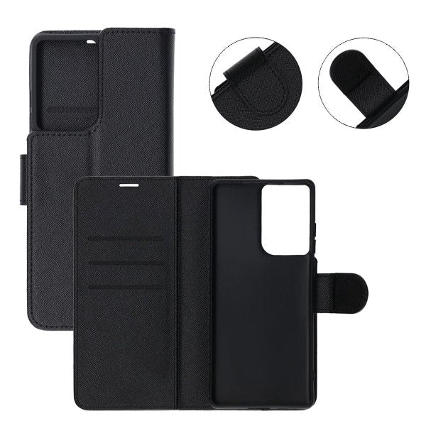 Motorola Moto G85 Cover med Stativ Sort