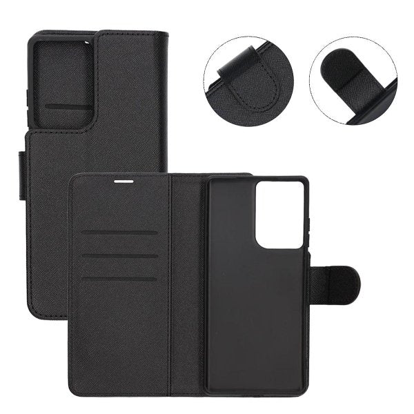 Motorola Edge 50 Fusion Etui 2 Kortpladser Sort
